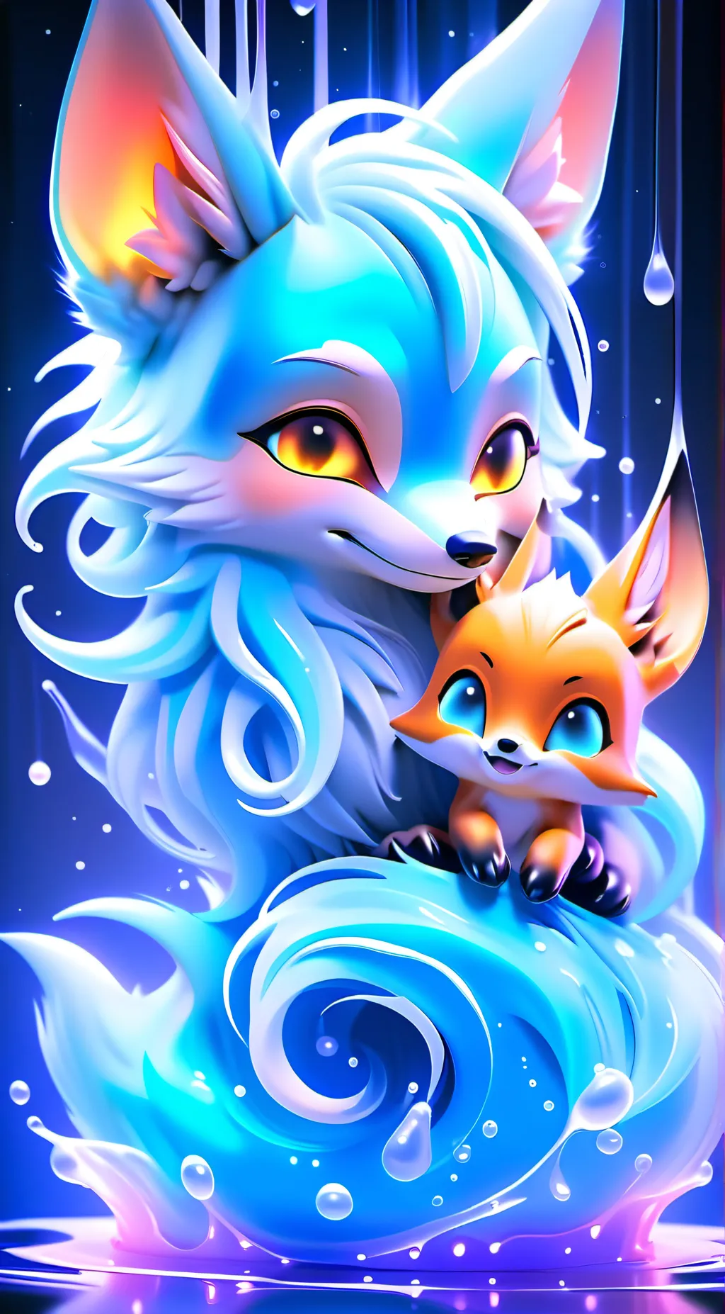 ai character: foxy  background