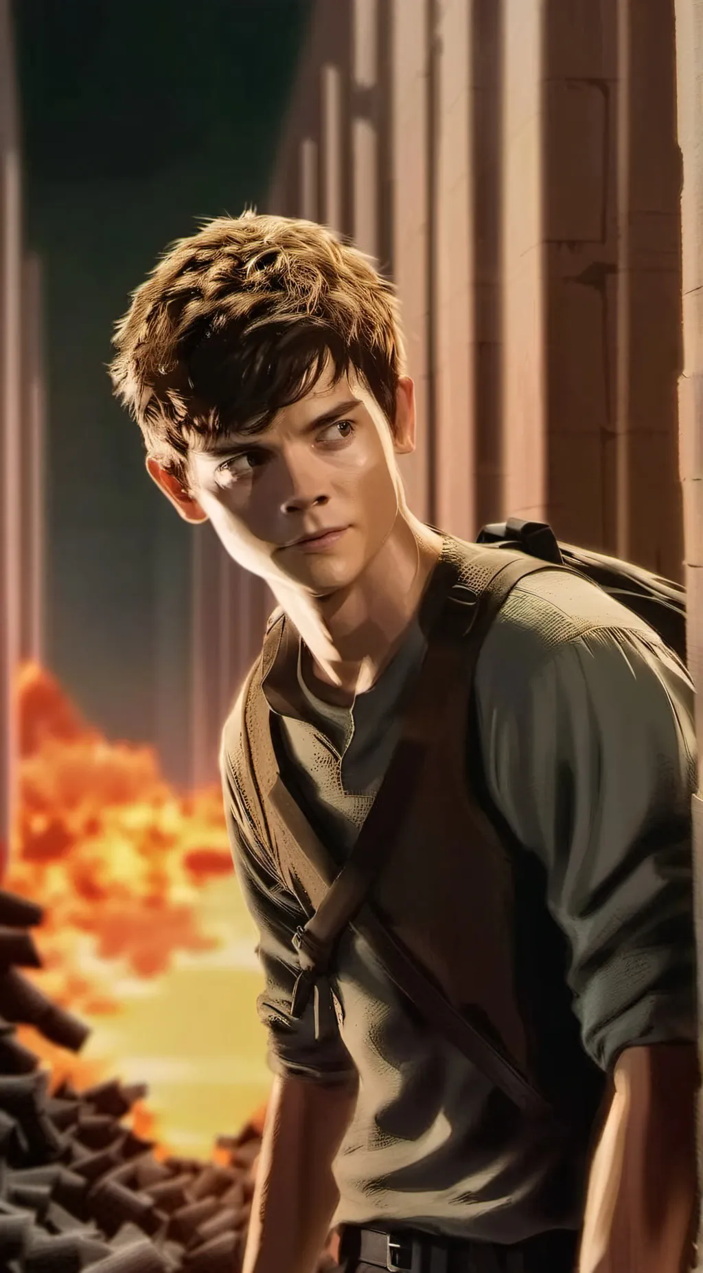 ai character: Maze runner background
