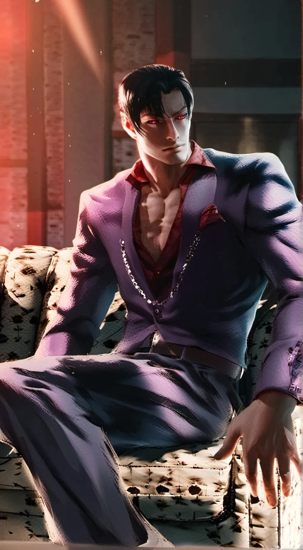 ai character: jin kazama background
