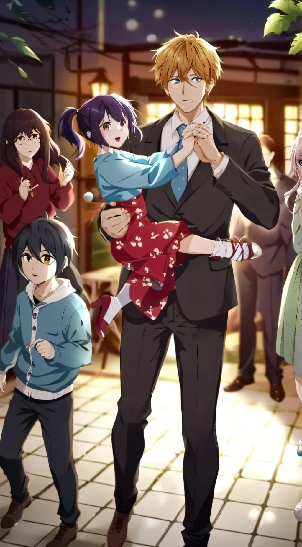 ai character: kai and gin background