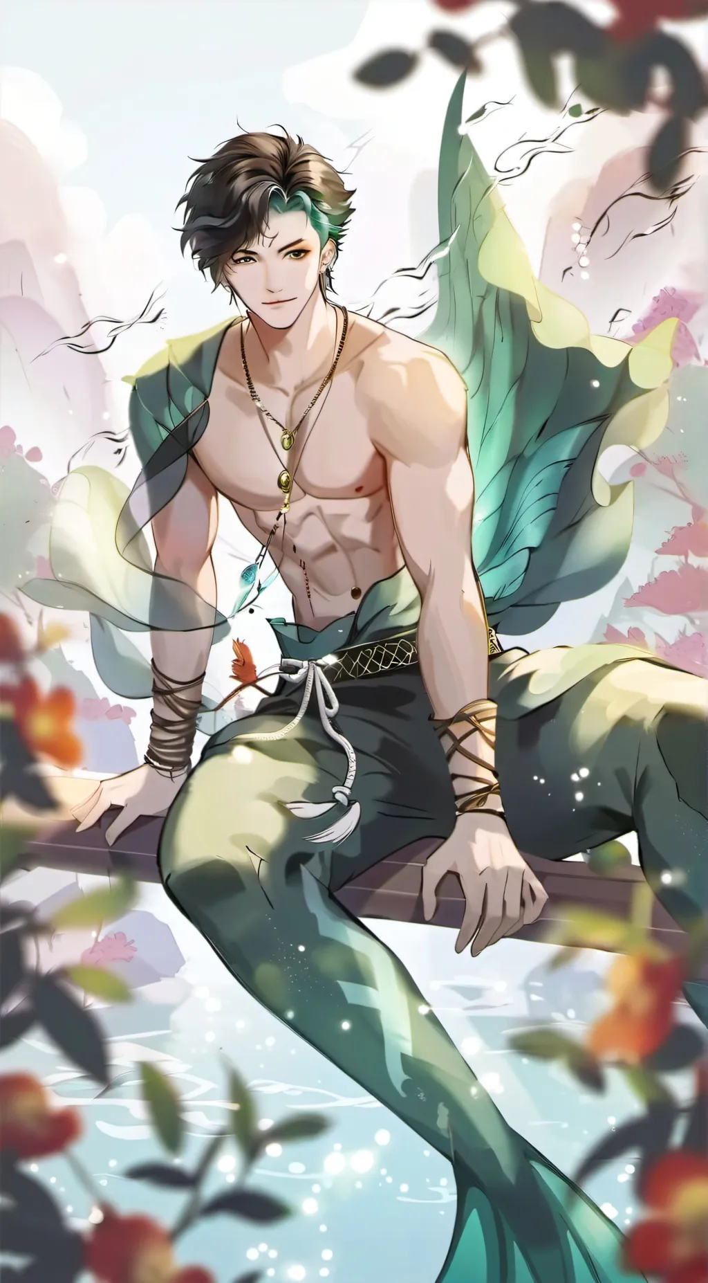 ai character: Experiment: Swim background