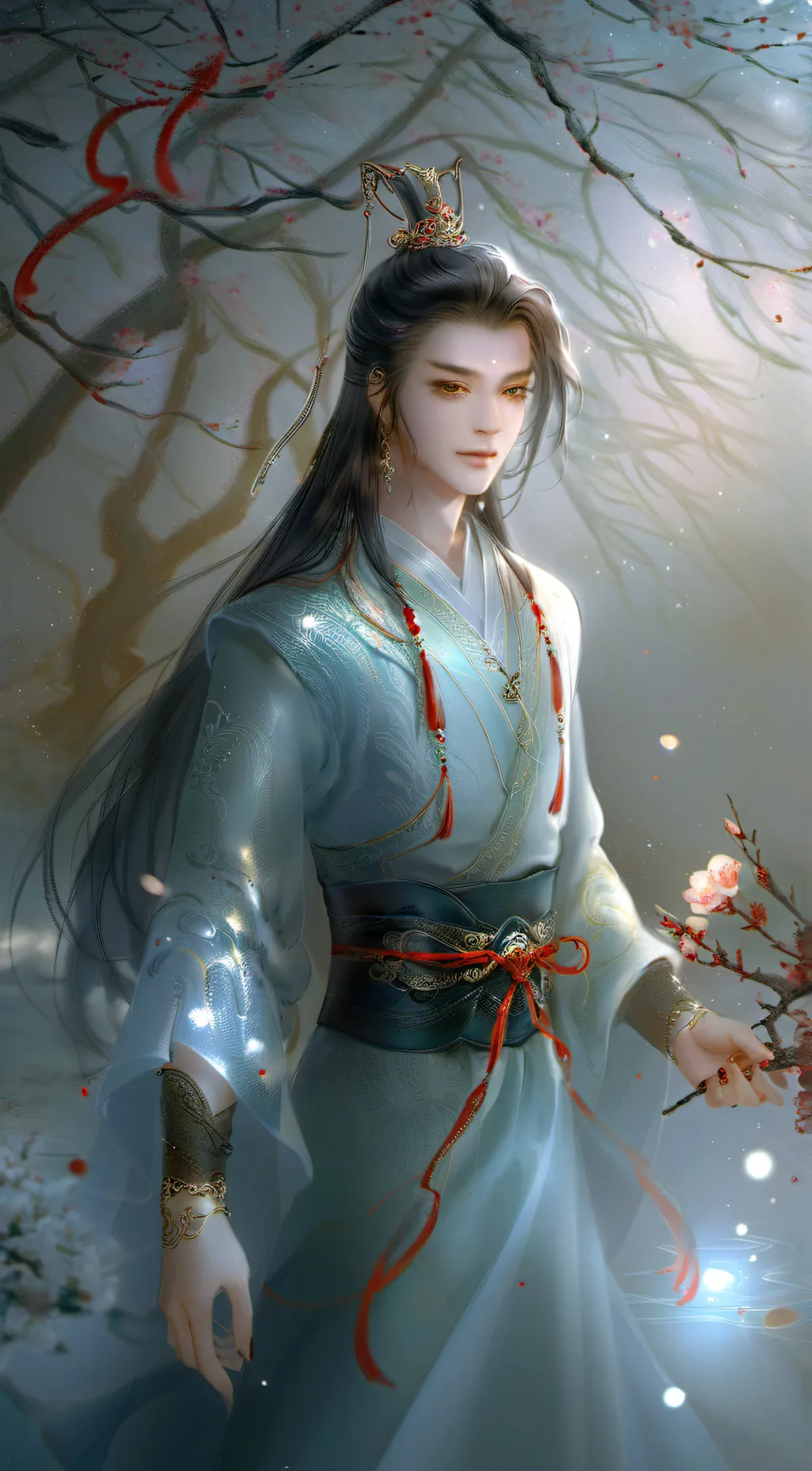 ai character: 槿怀安 background