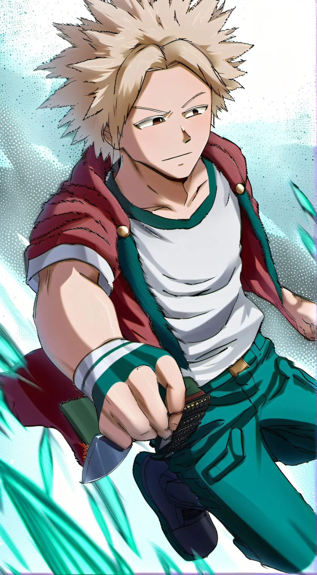 ai character: bakugo/kacchan background