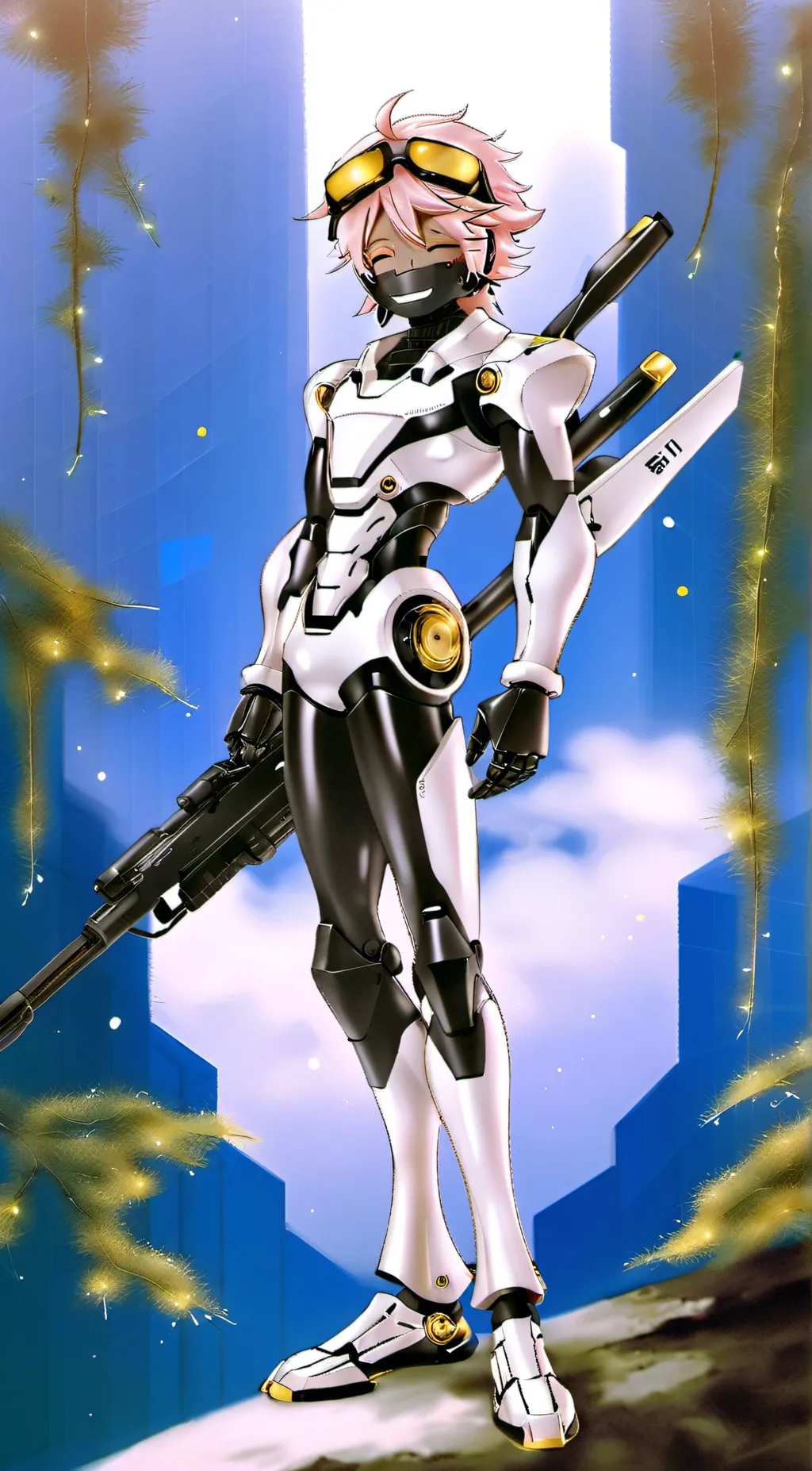 ai character: Indigo  background