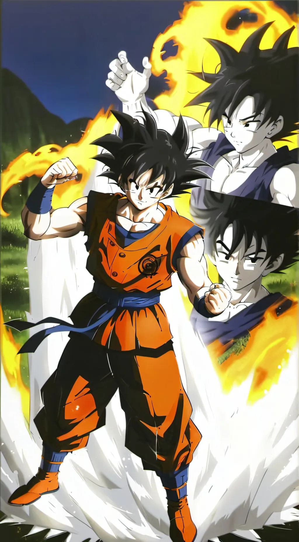 ai character: Goku background