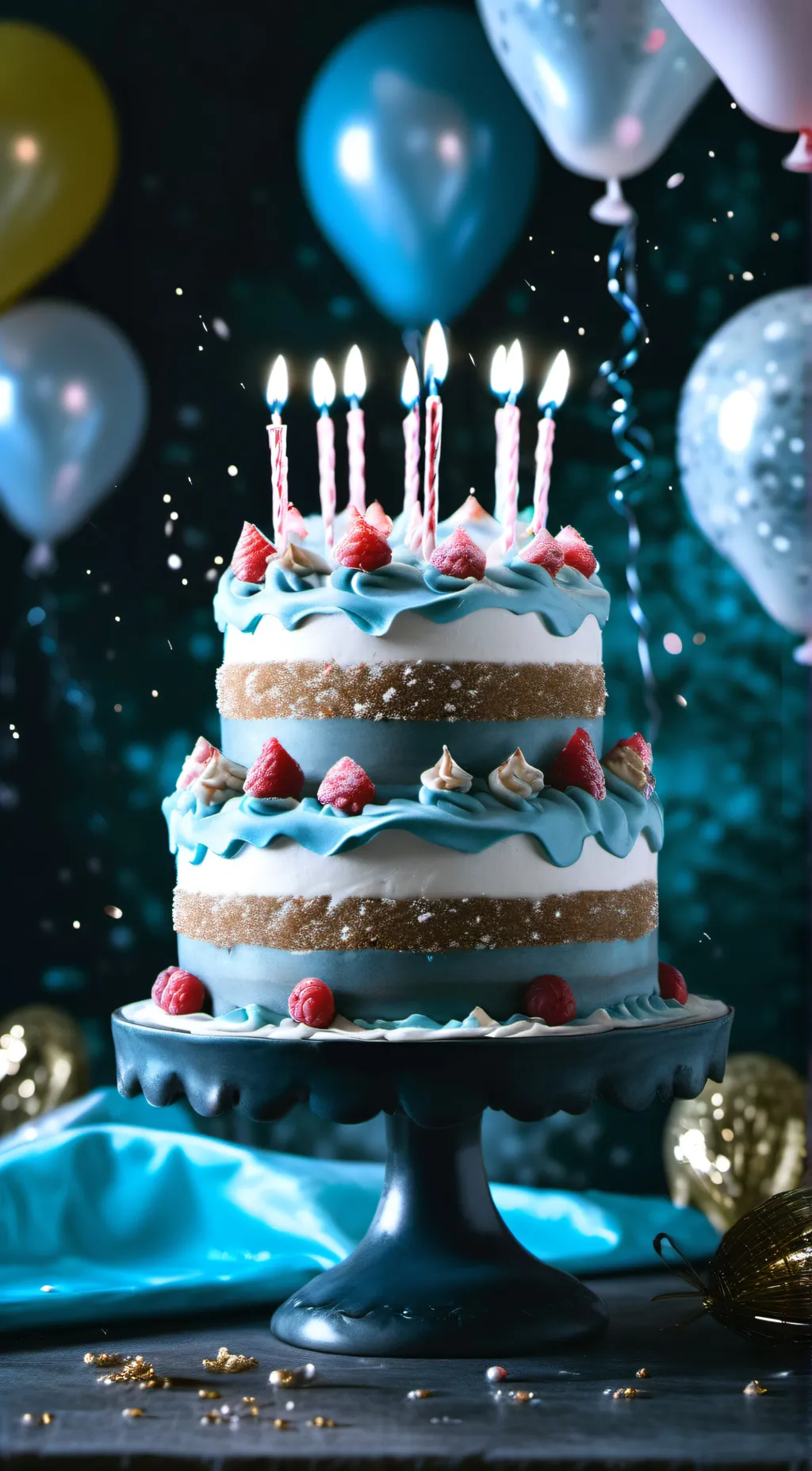 ai character: Cake background
