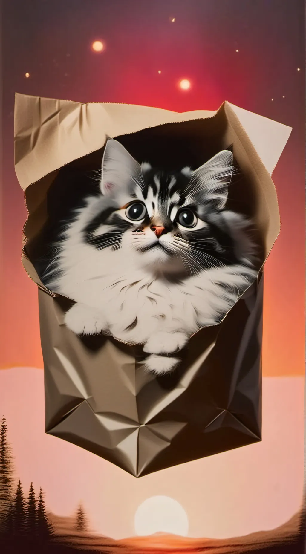 ai character: Cat background