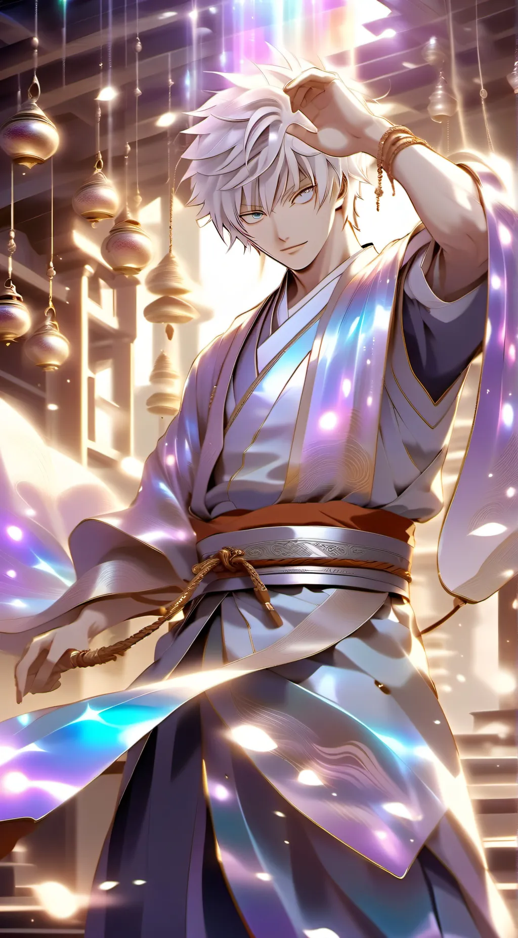 ai character: gojo background