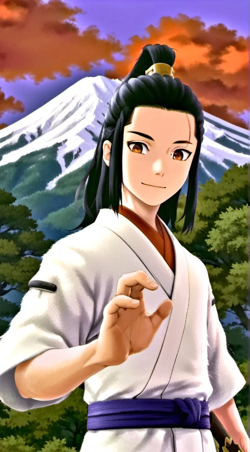 ai character: neji hyuga background