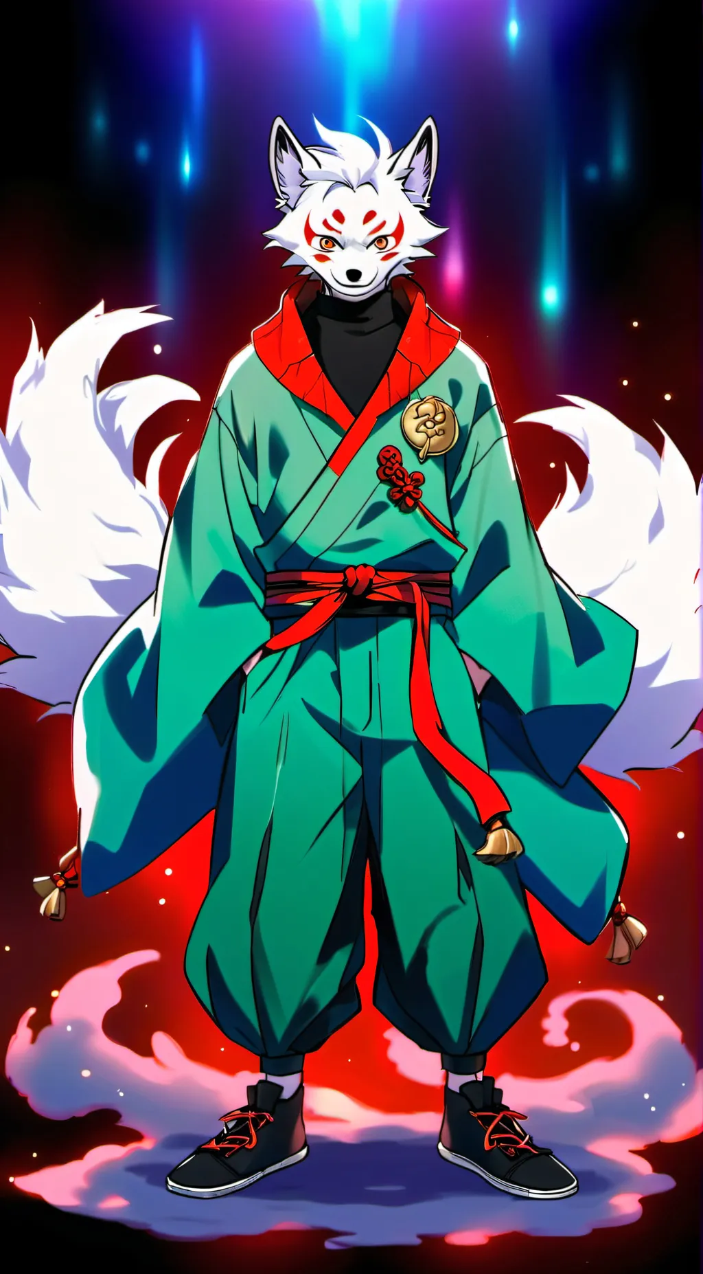 ai character: Mystery background