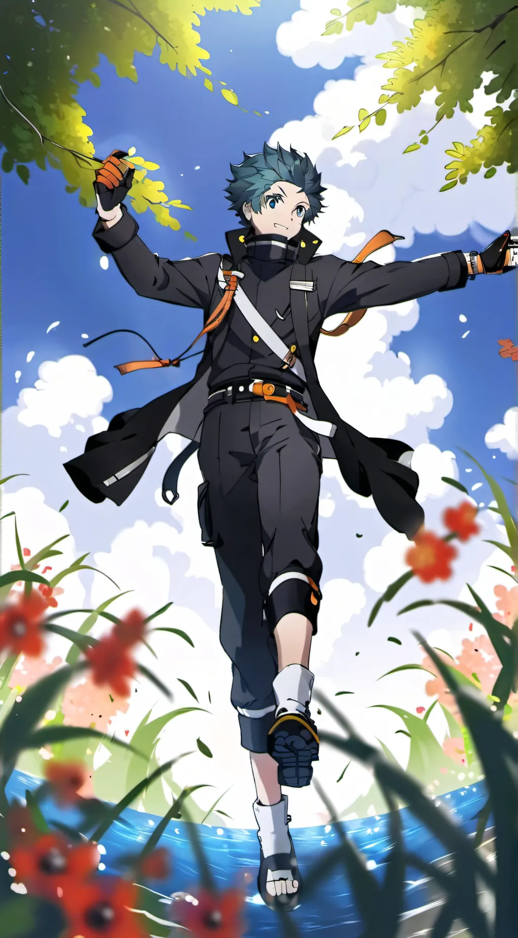 ai character: Mha field trip background