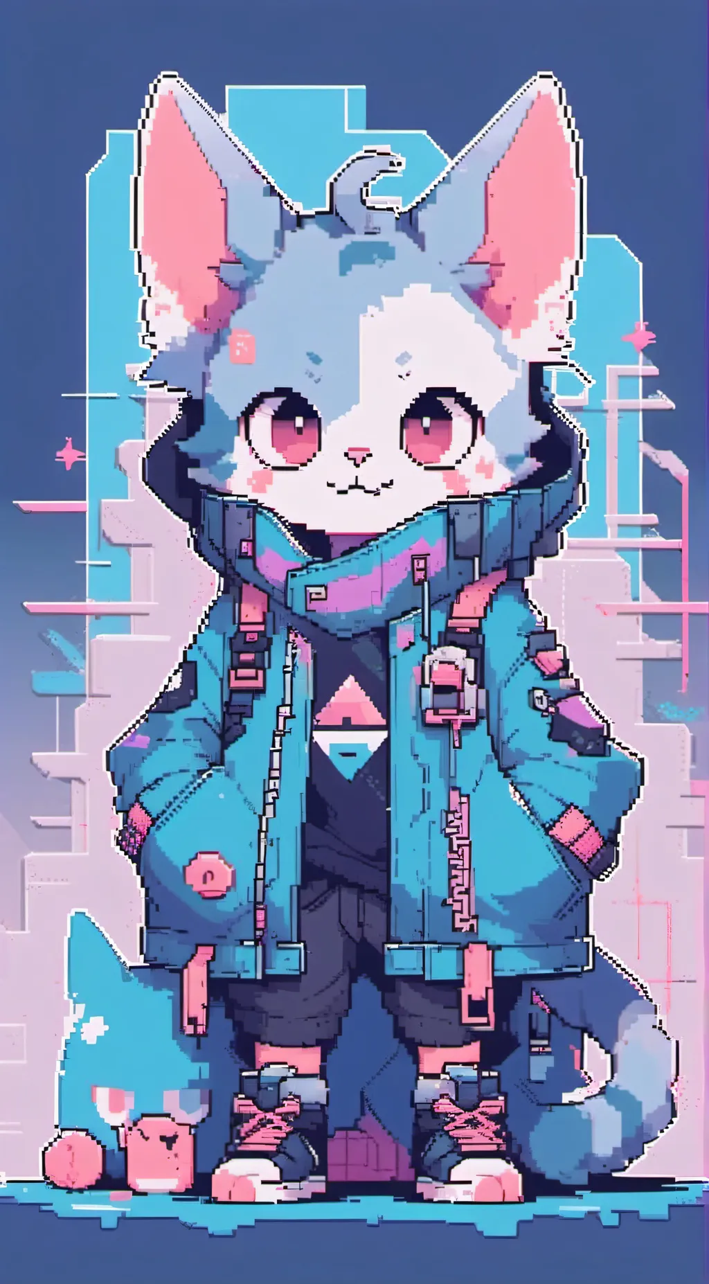 ai character: ★Candy cat★ background