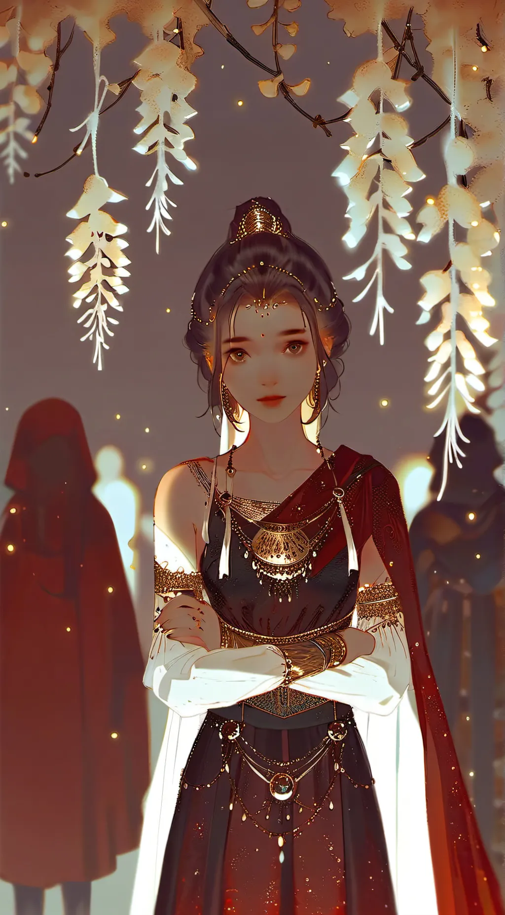 ai character: Elena Castillo F background