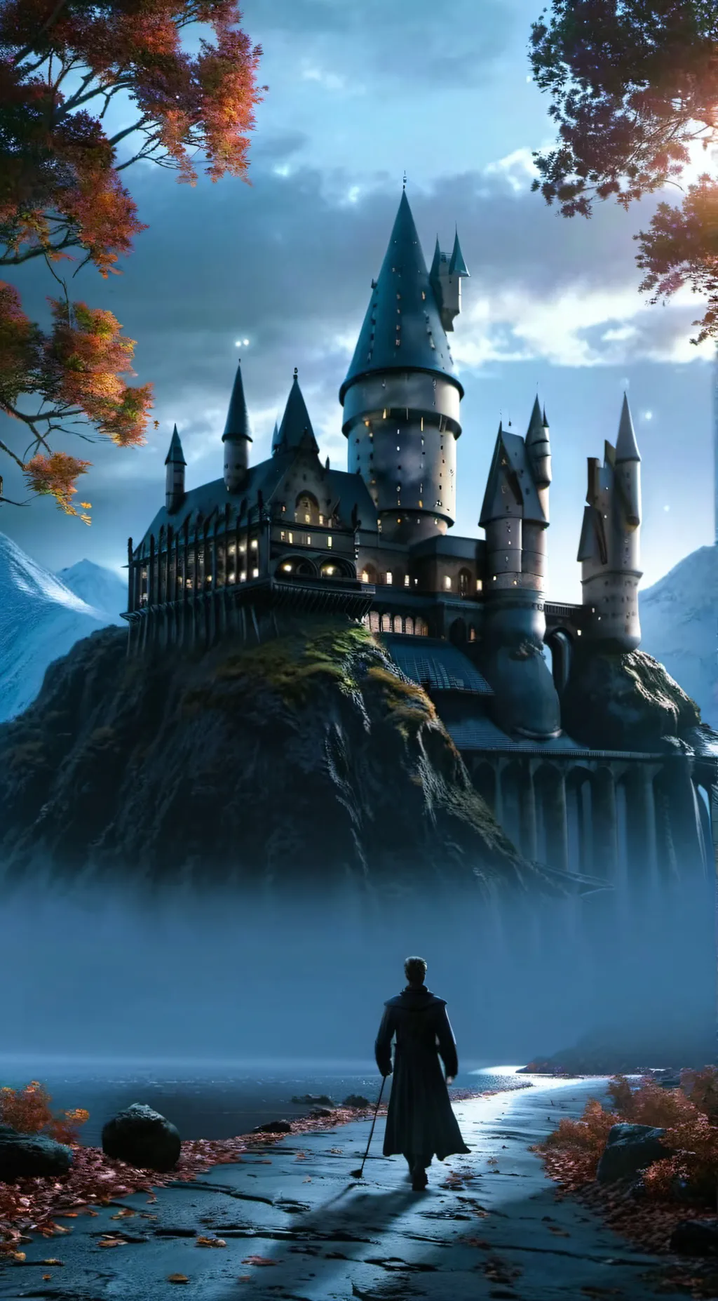 ai character: Hogwarts background