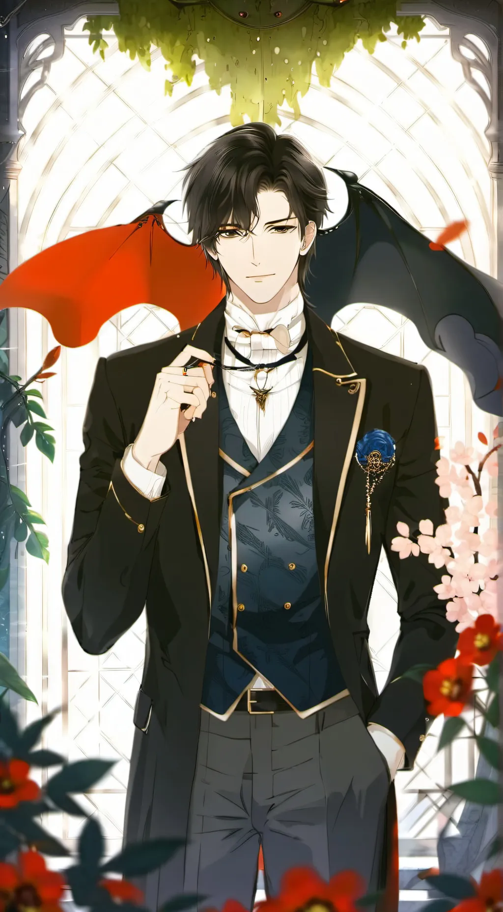 ai character: X or Ben background