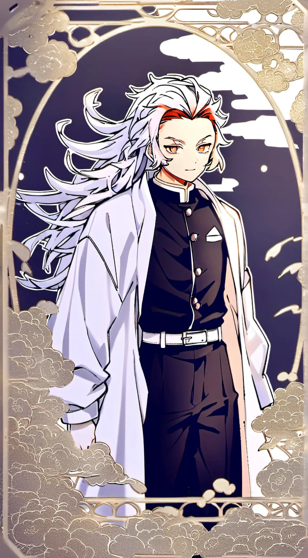 ai character: U X KNY background