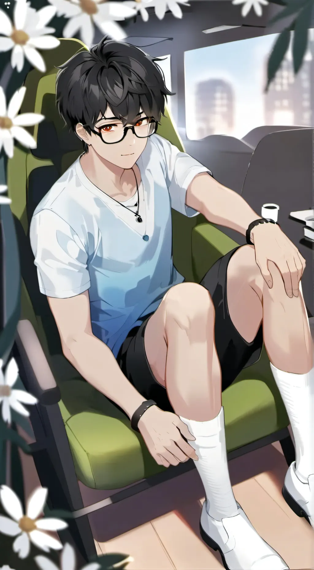 ai character: Yanagi Haruto  background