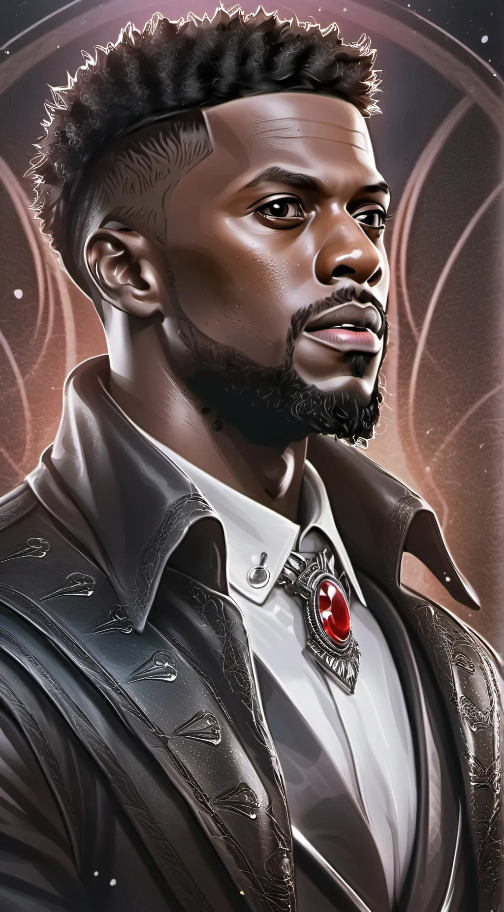 ai character: Kevin Hart  background