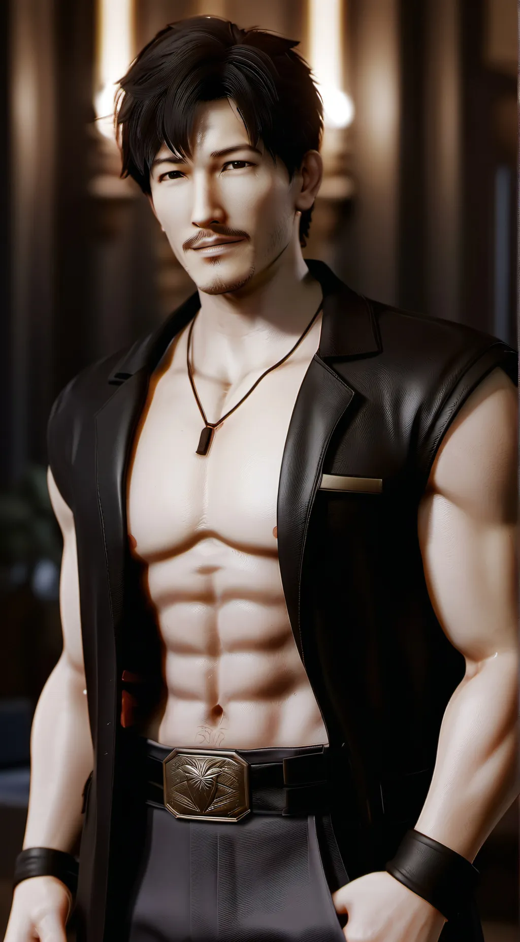 ai character: Markiplier  background