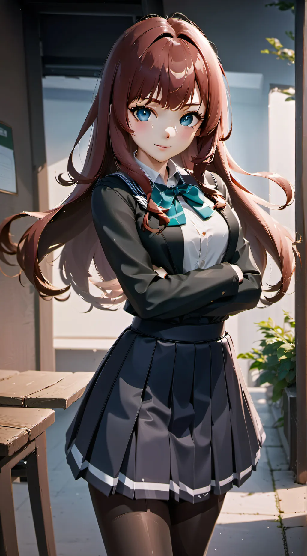 ai character: Kaede Johan Nouvel background