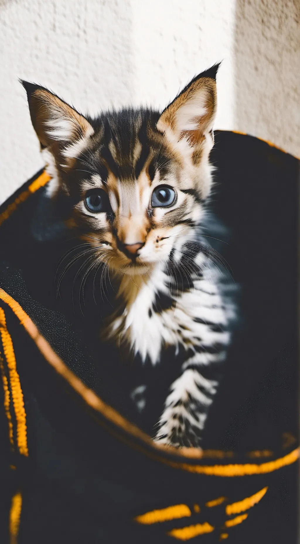 ai character: cancer Kitten  background