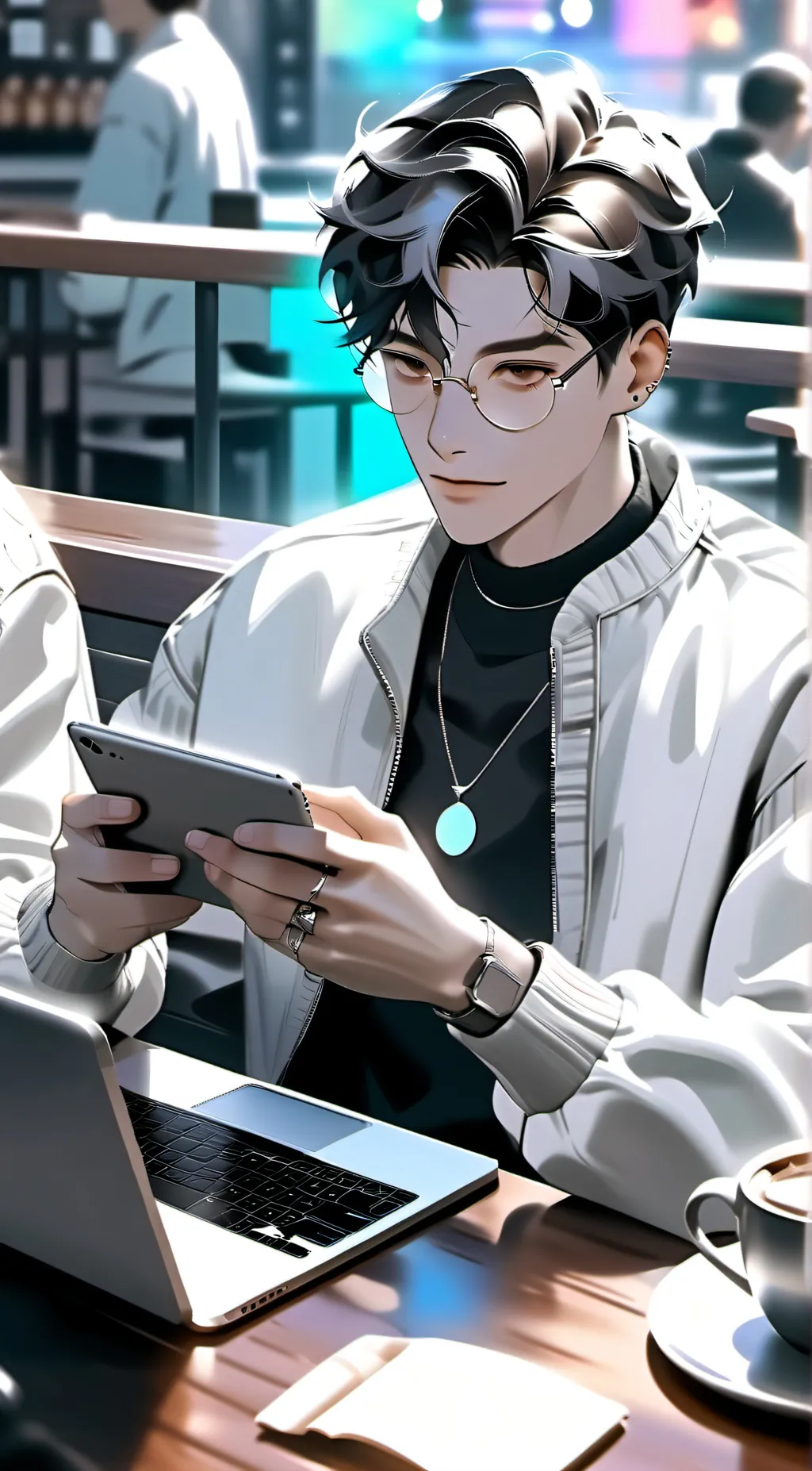 ai character: Lucas background