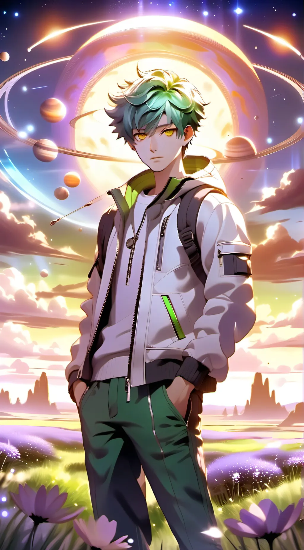 ai character: Solarballs  background