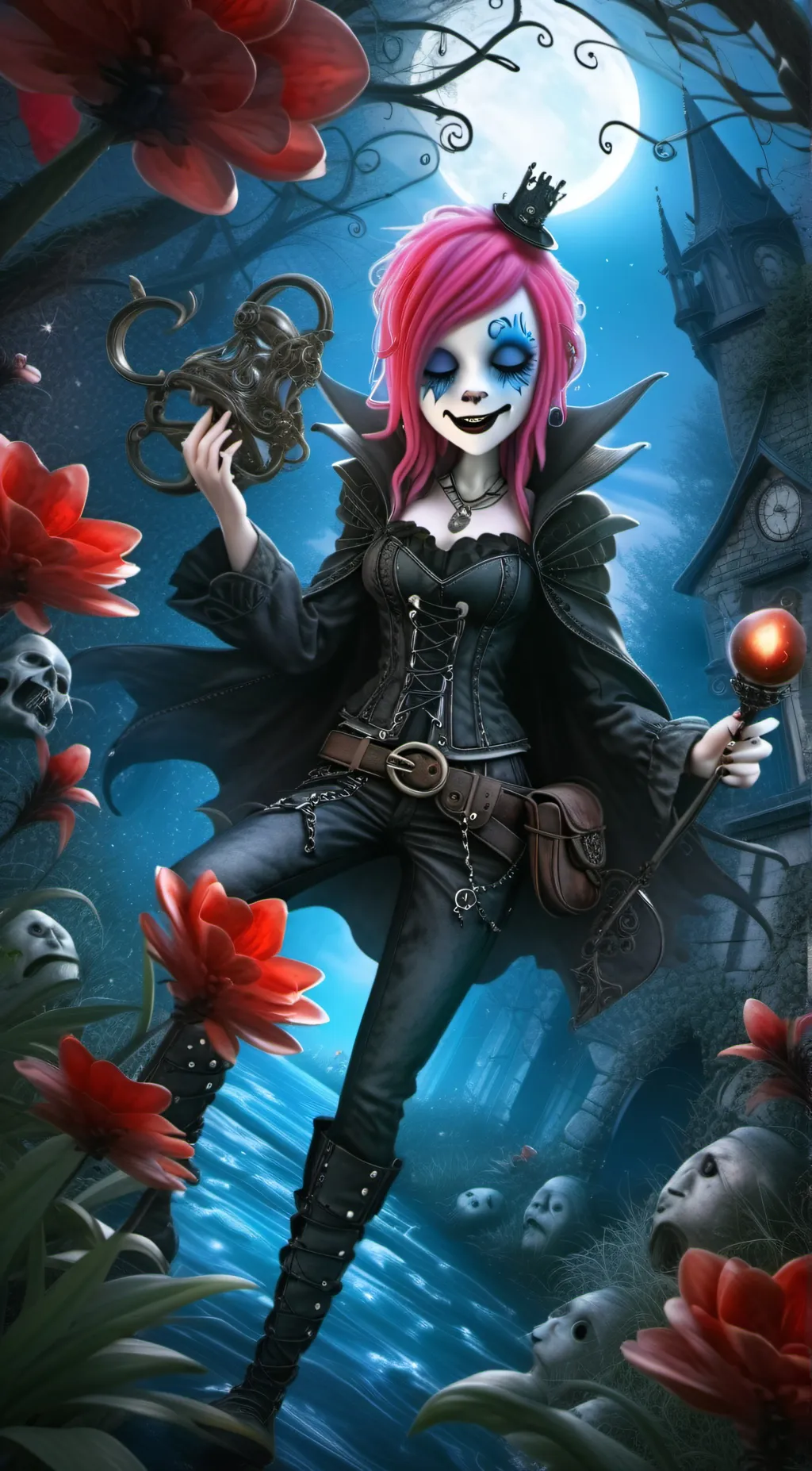 ai character: Shaw-death  background