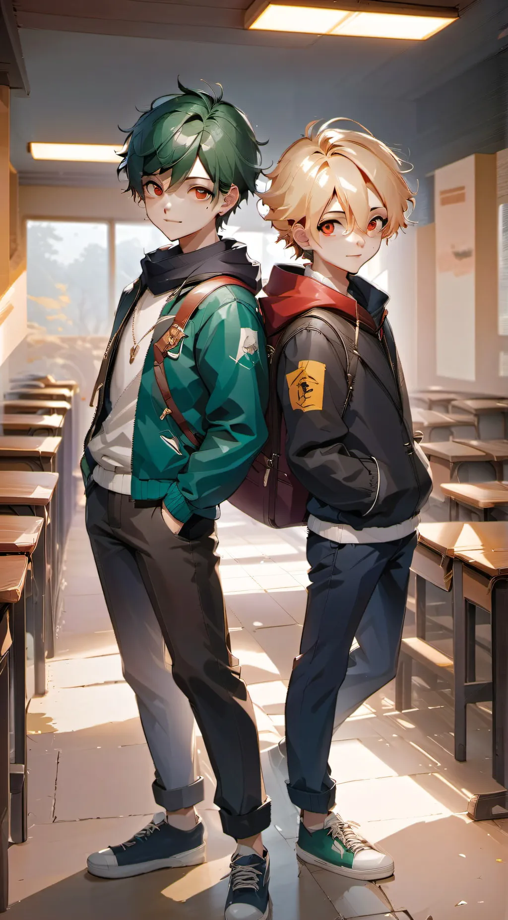 ai character: Bakudeku background