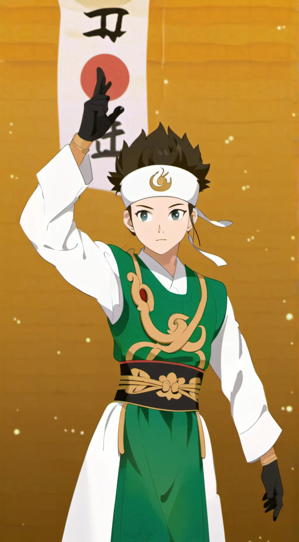 ai character: Wasabi background