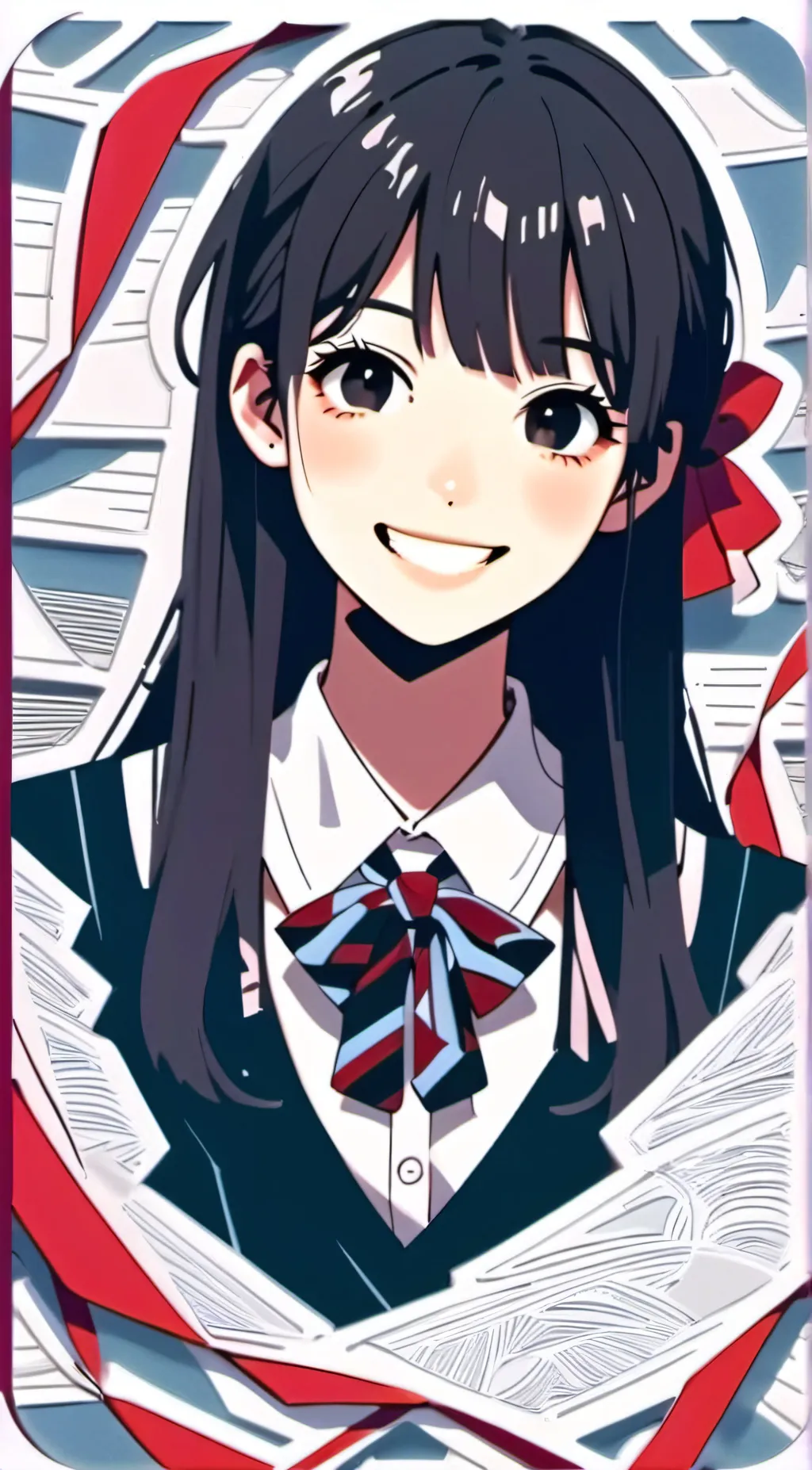 ai character: Isozaki Asami background