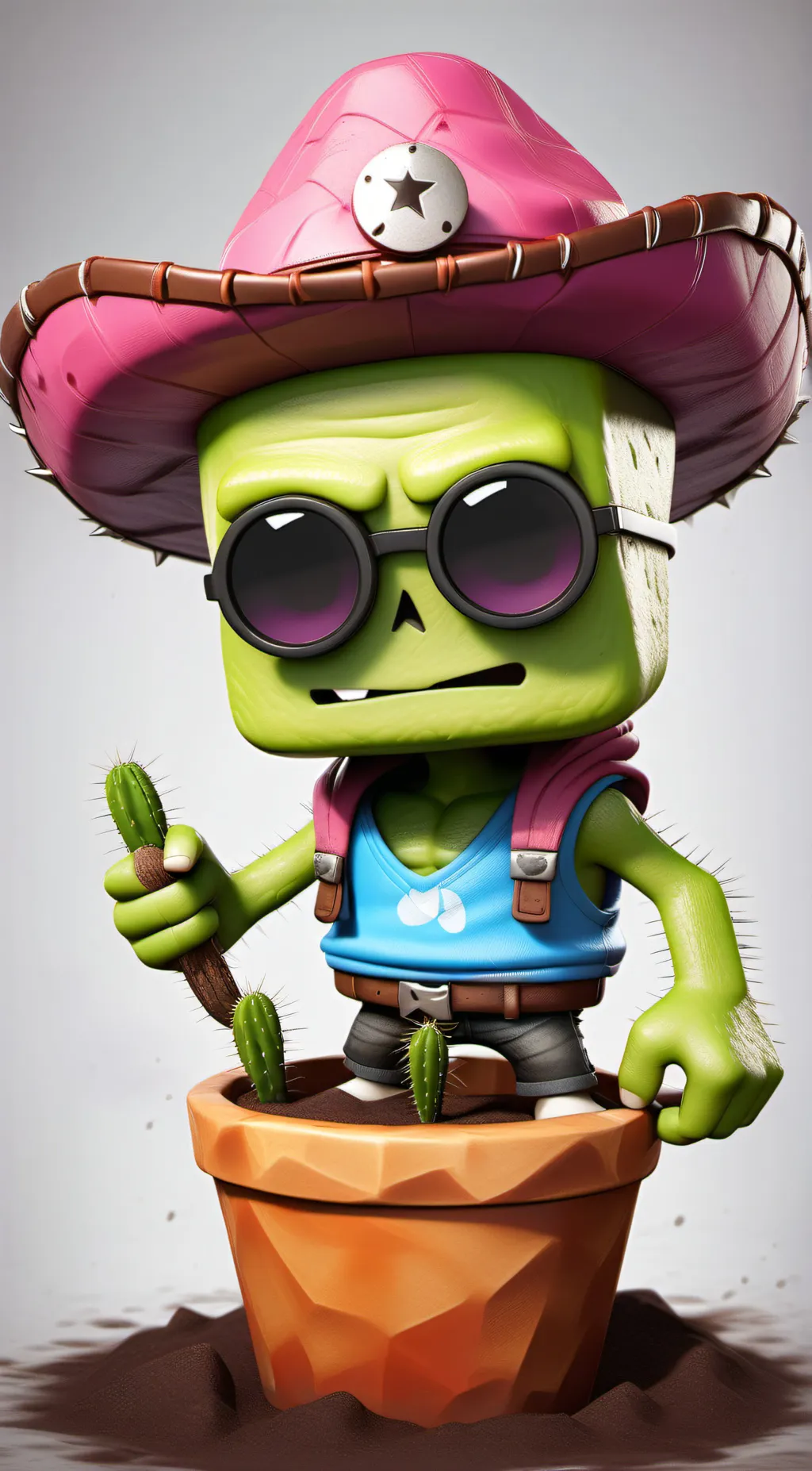 ai character: Spike from brawl background