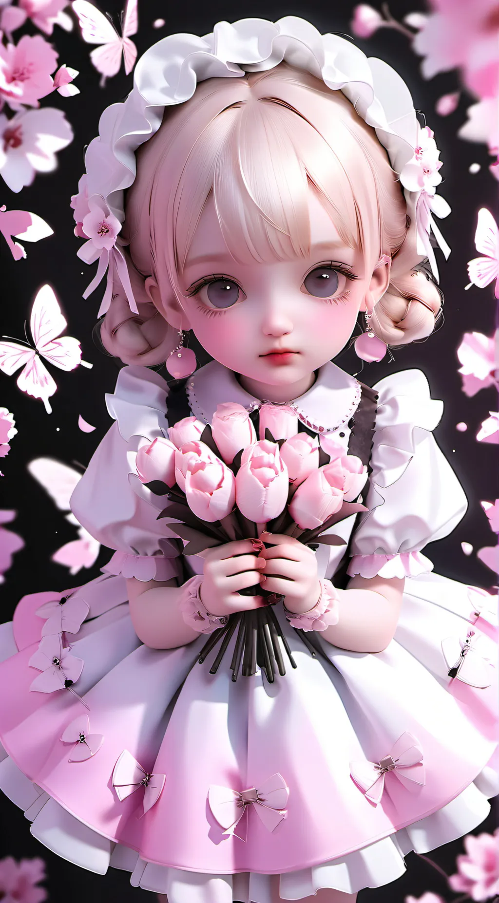 ai character: SARAH! background