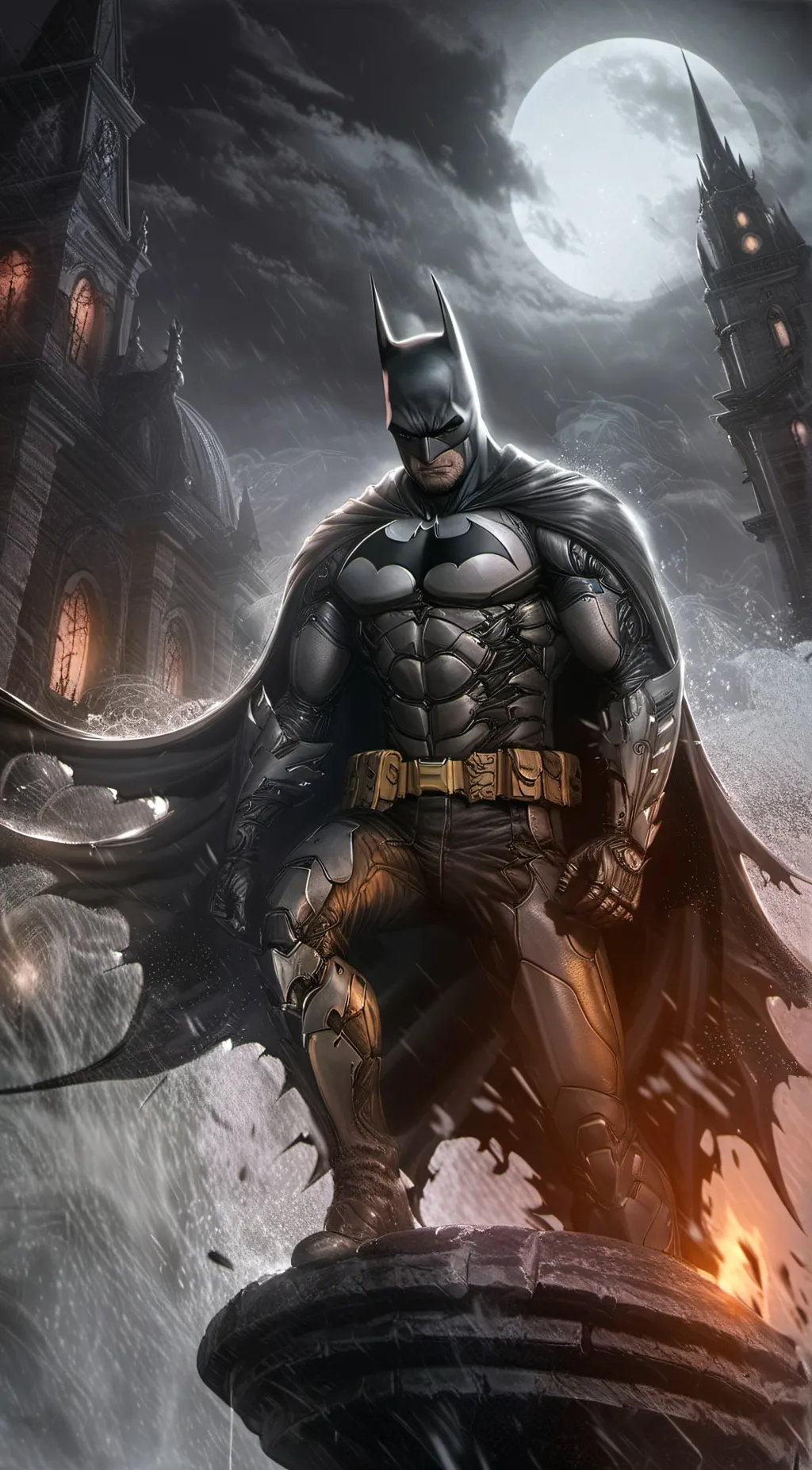 ai character: Batman background