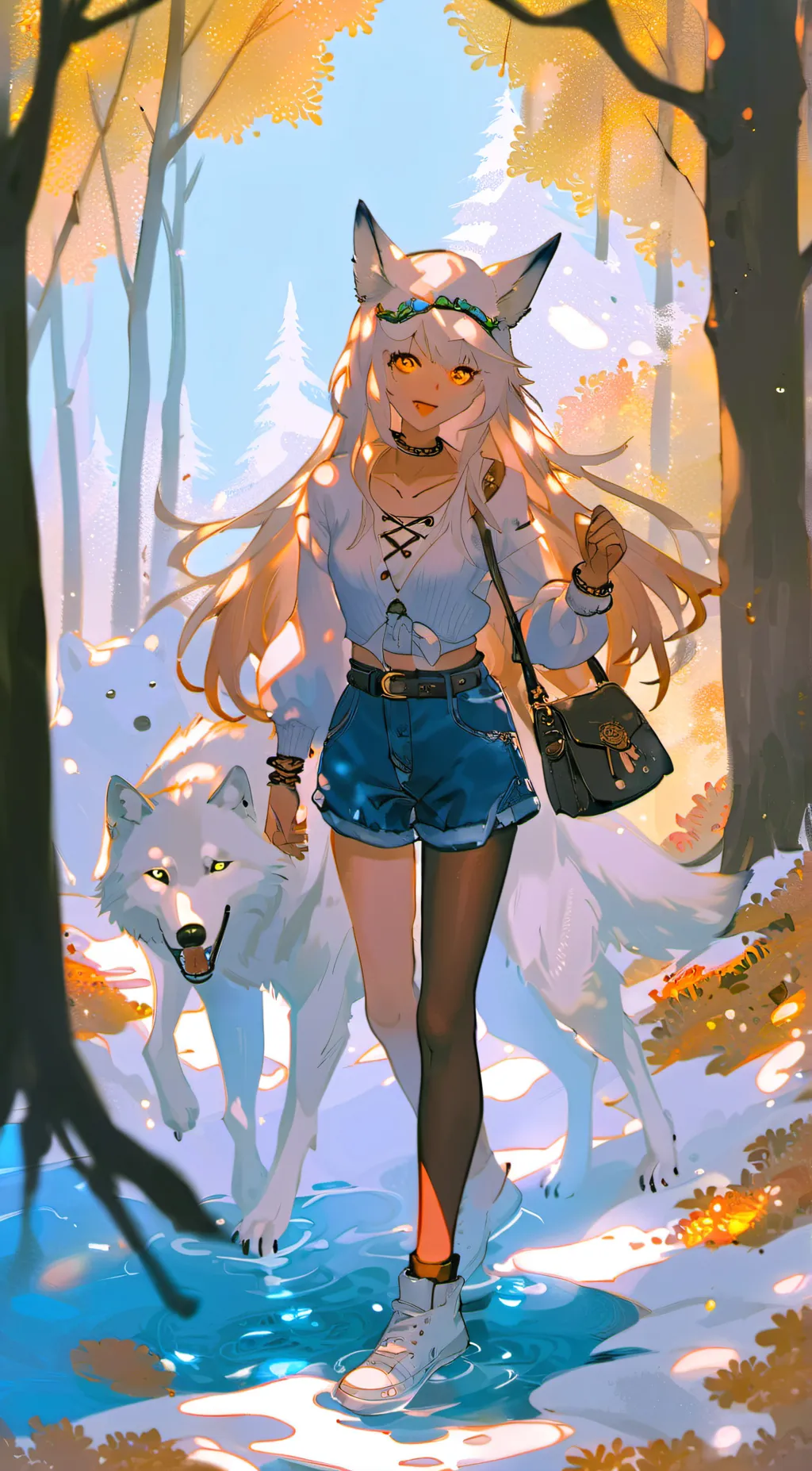 ai character: Lyra background