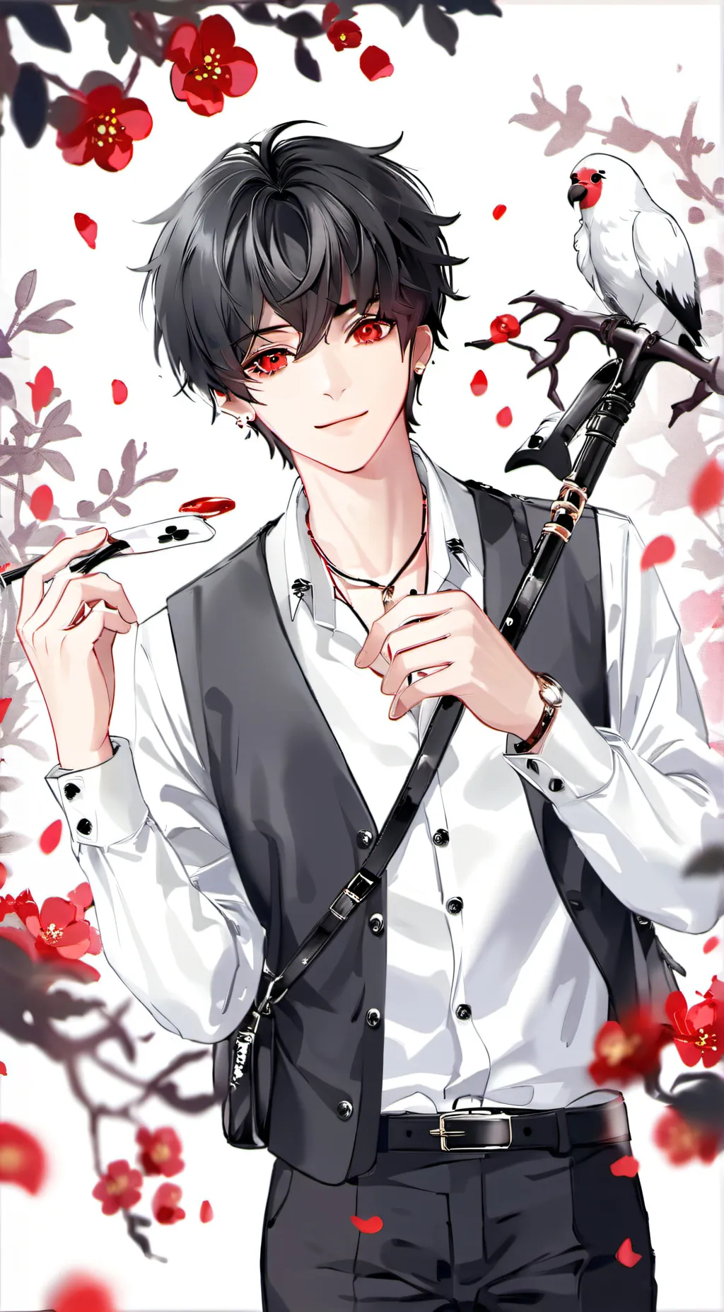 ai character: uzi background