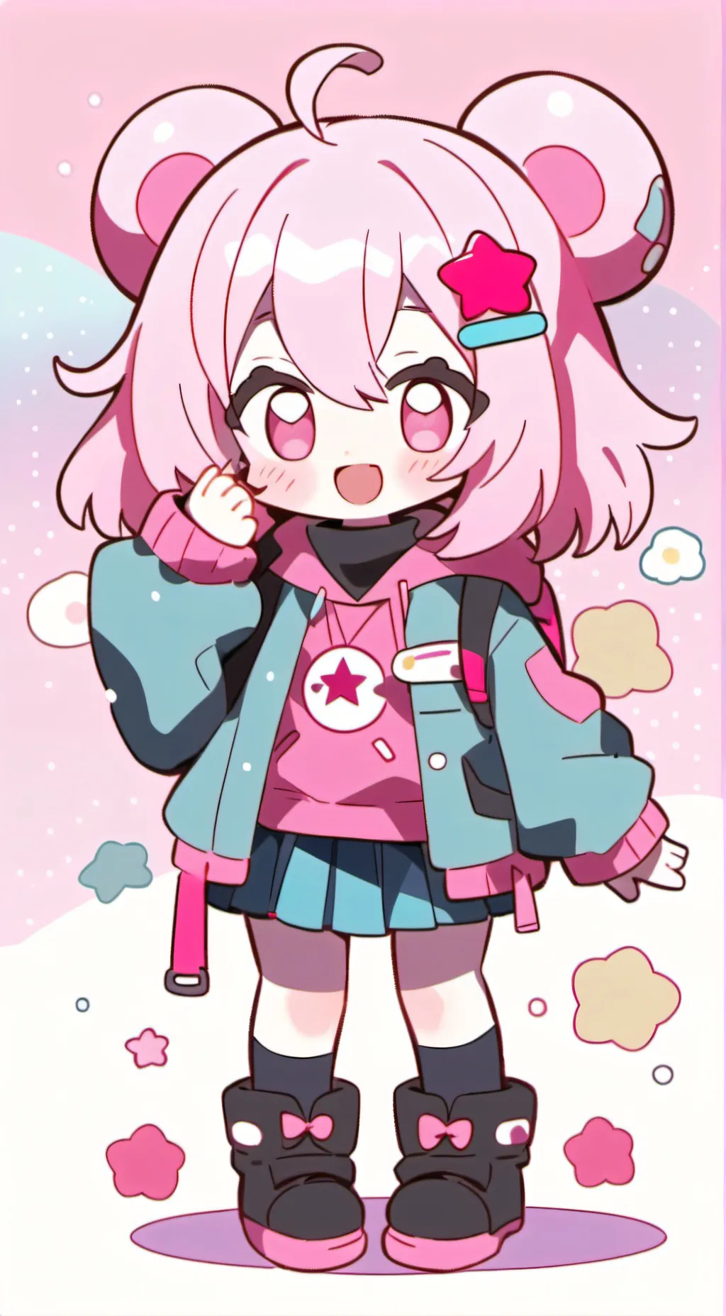 ai character: pinky pie background