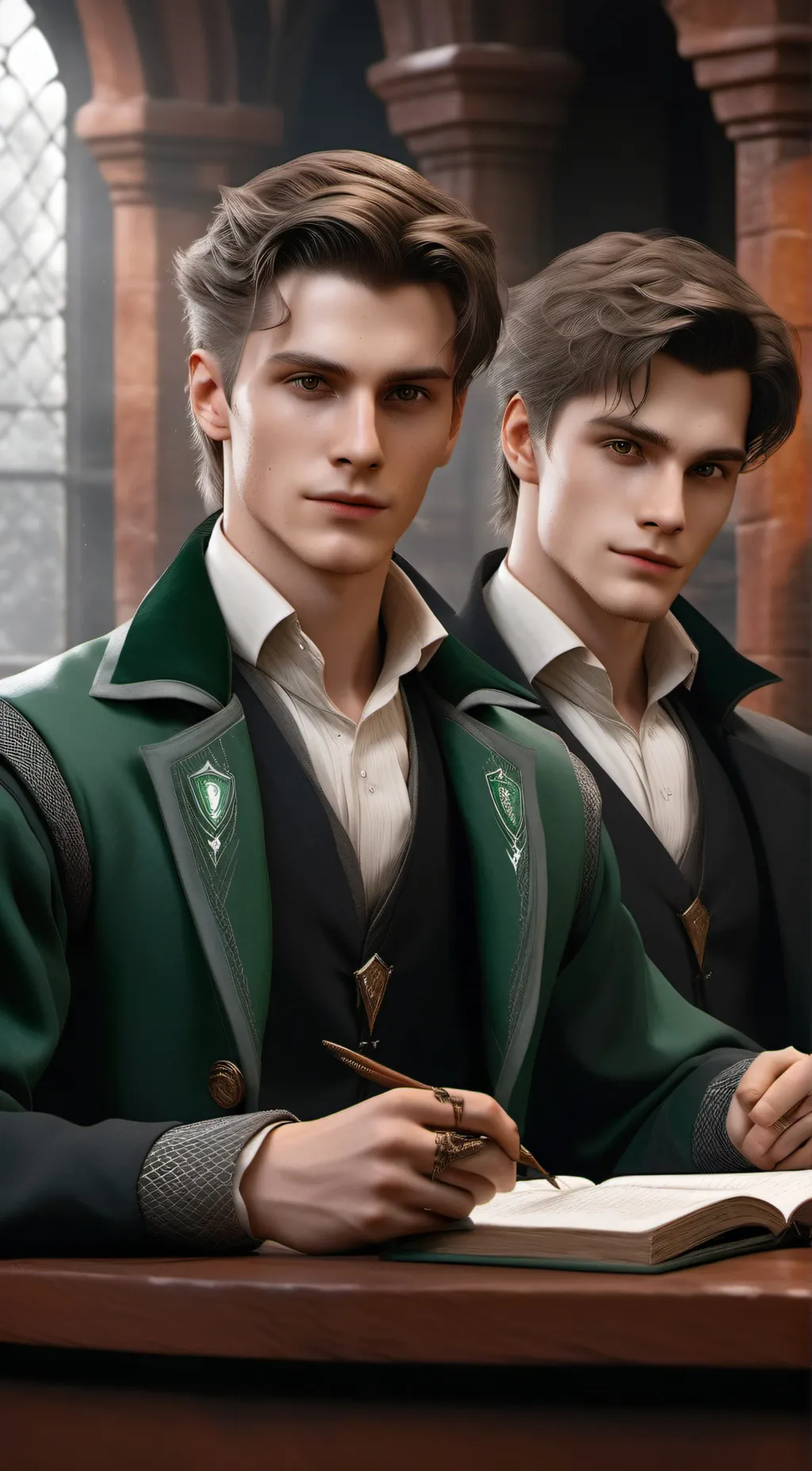 ai character: Slytherin boys background