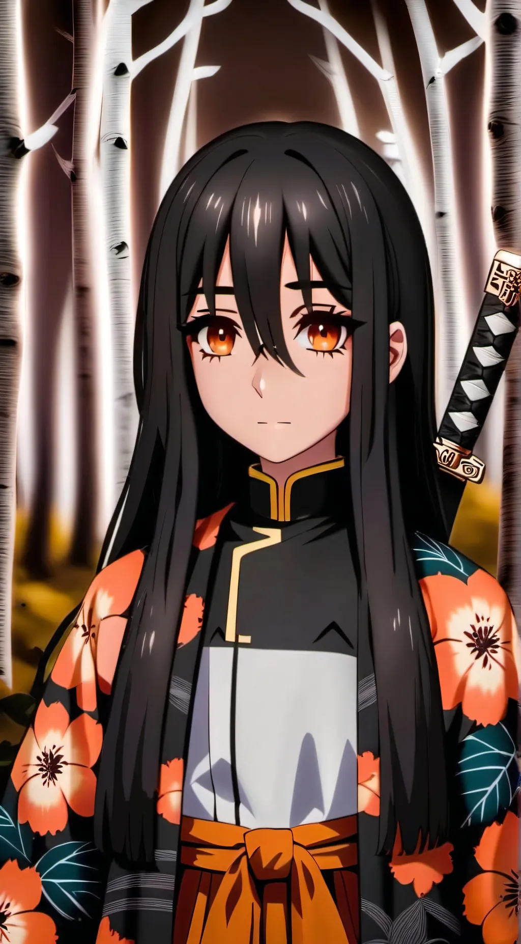 ai character: Flame Tsuguko background
