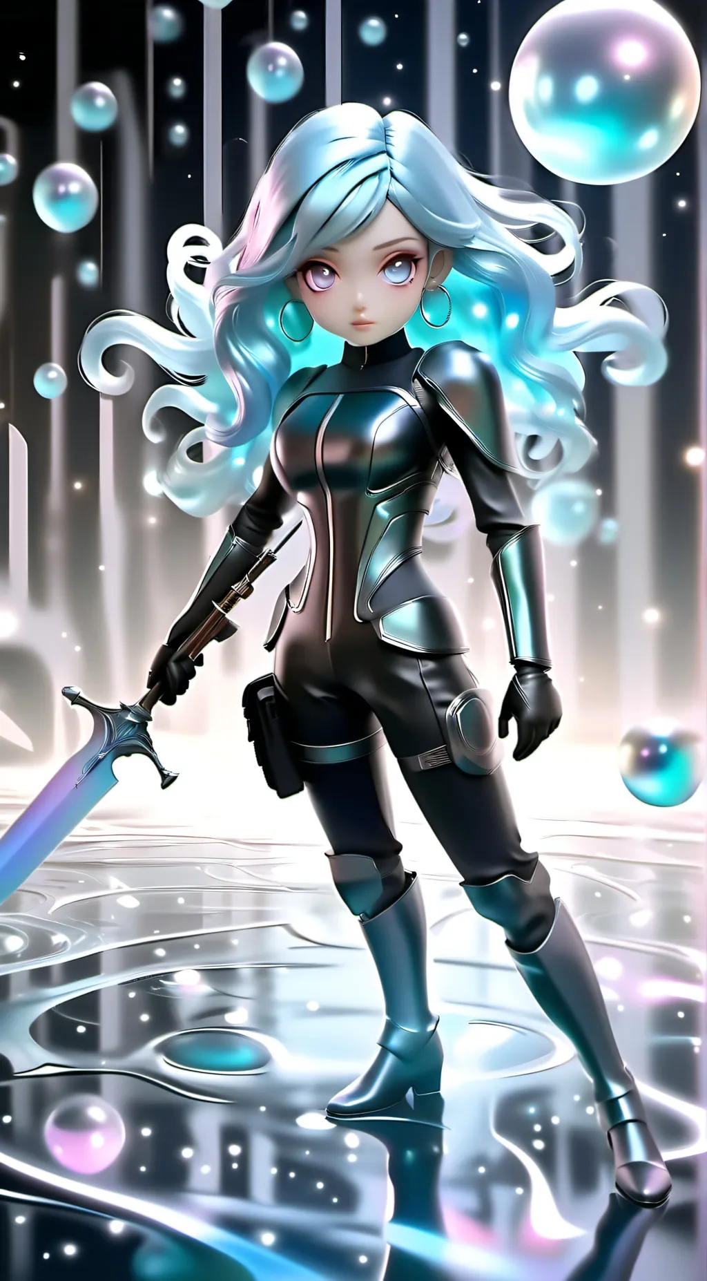 ai character: Rose background