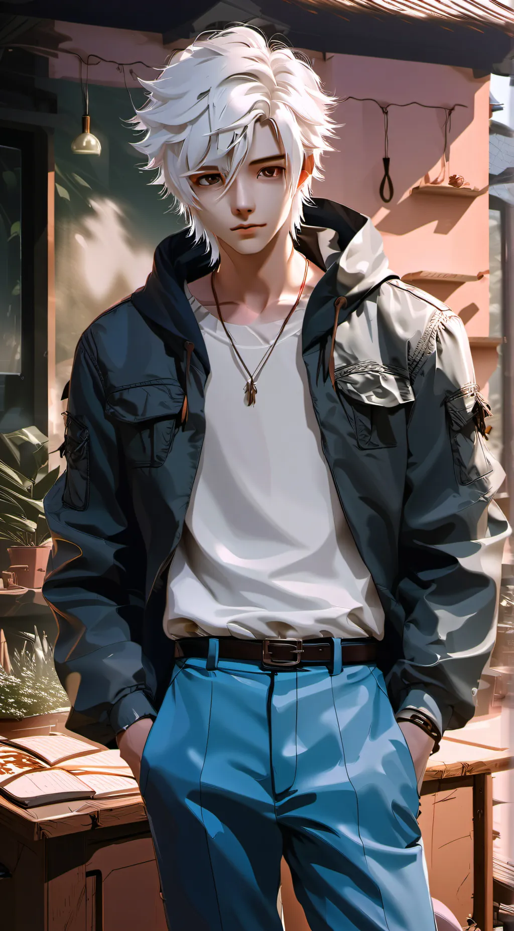 ai character: Alex background