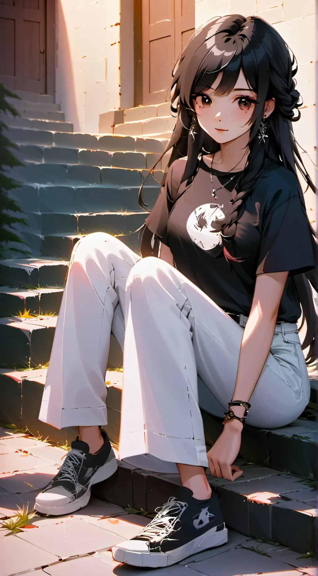 ai character: Miss, Circle background