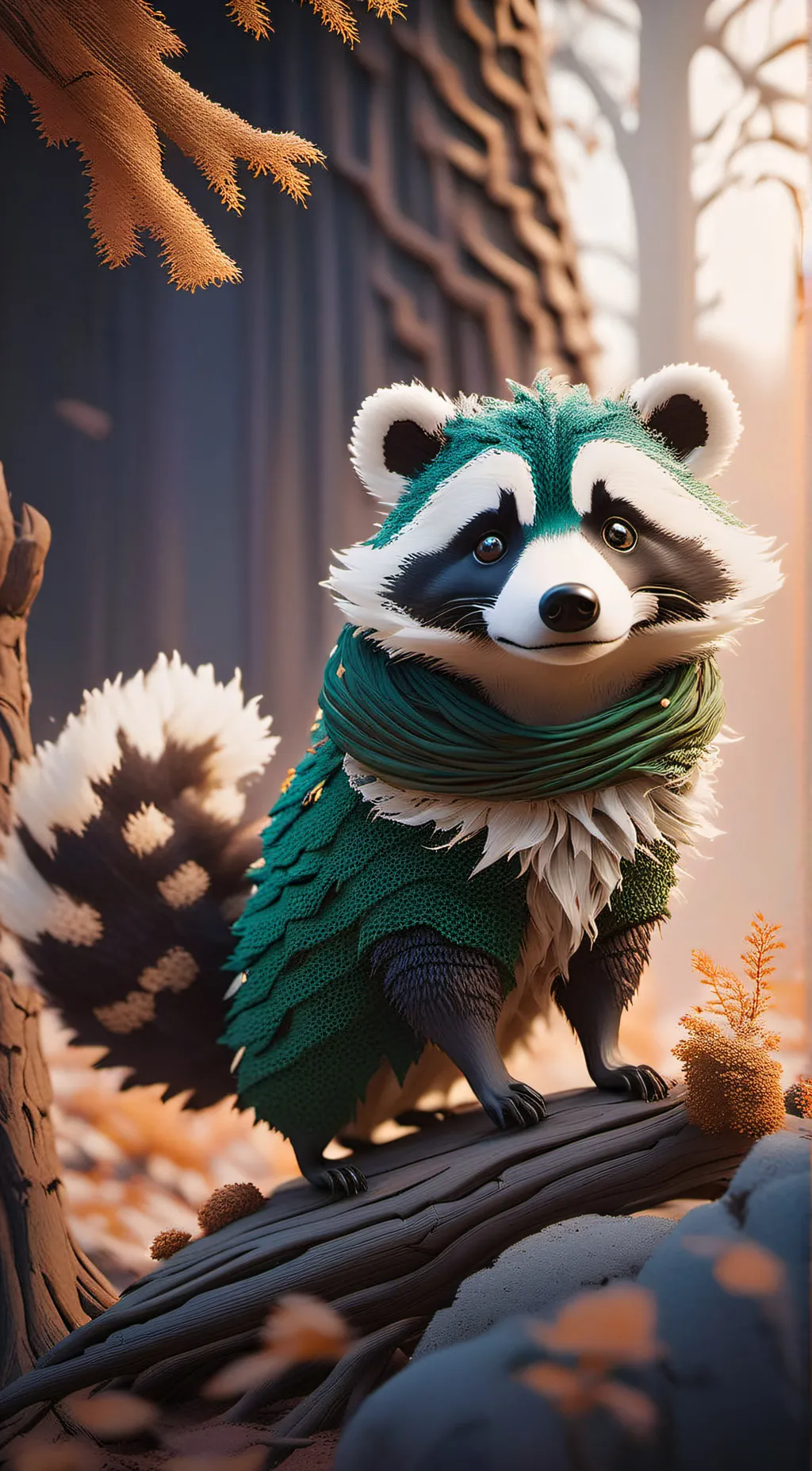 ai character: Greenvor background