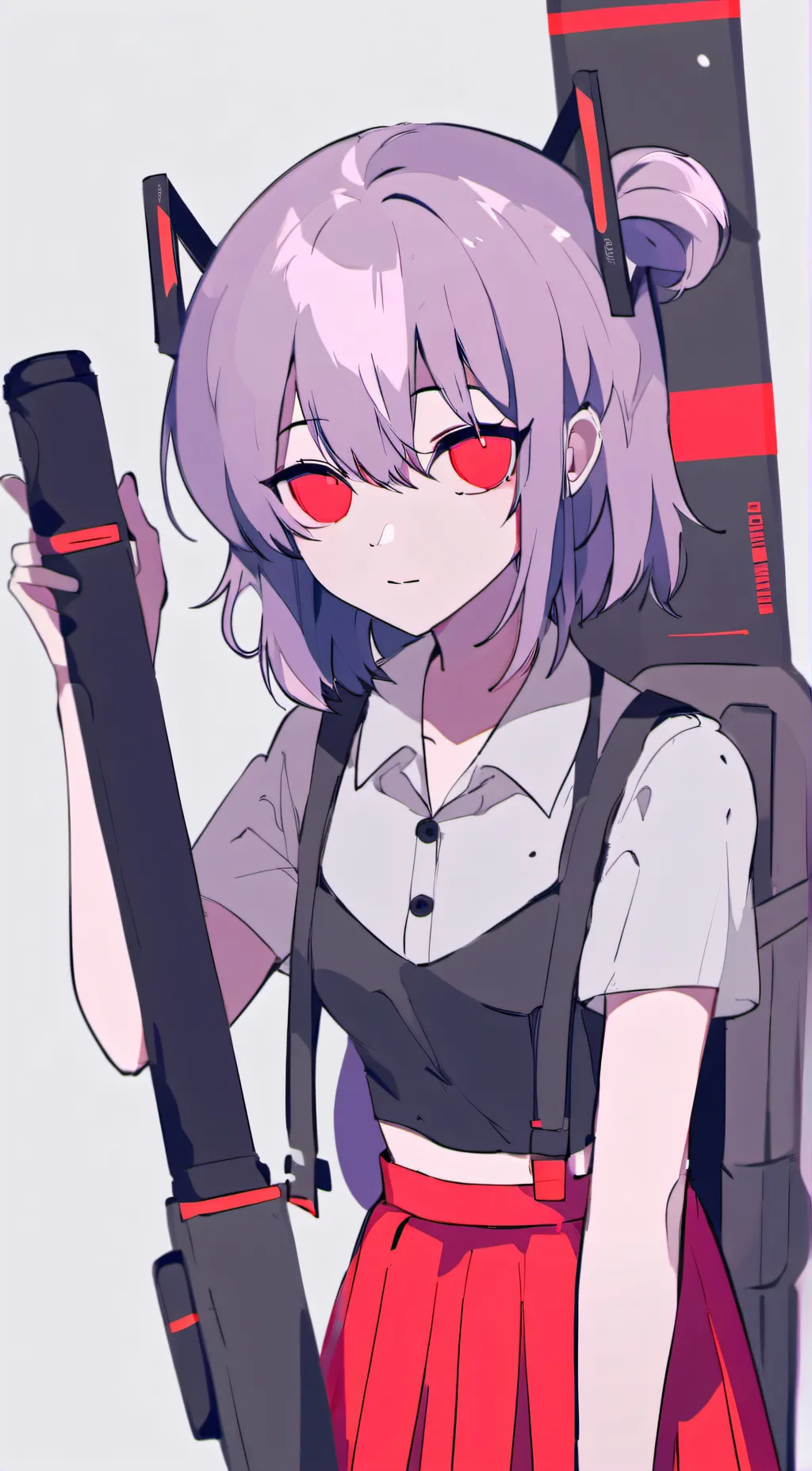 ai character: girl infection  background