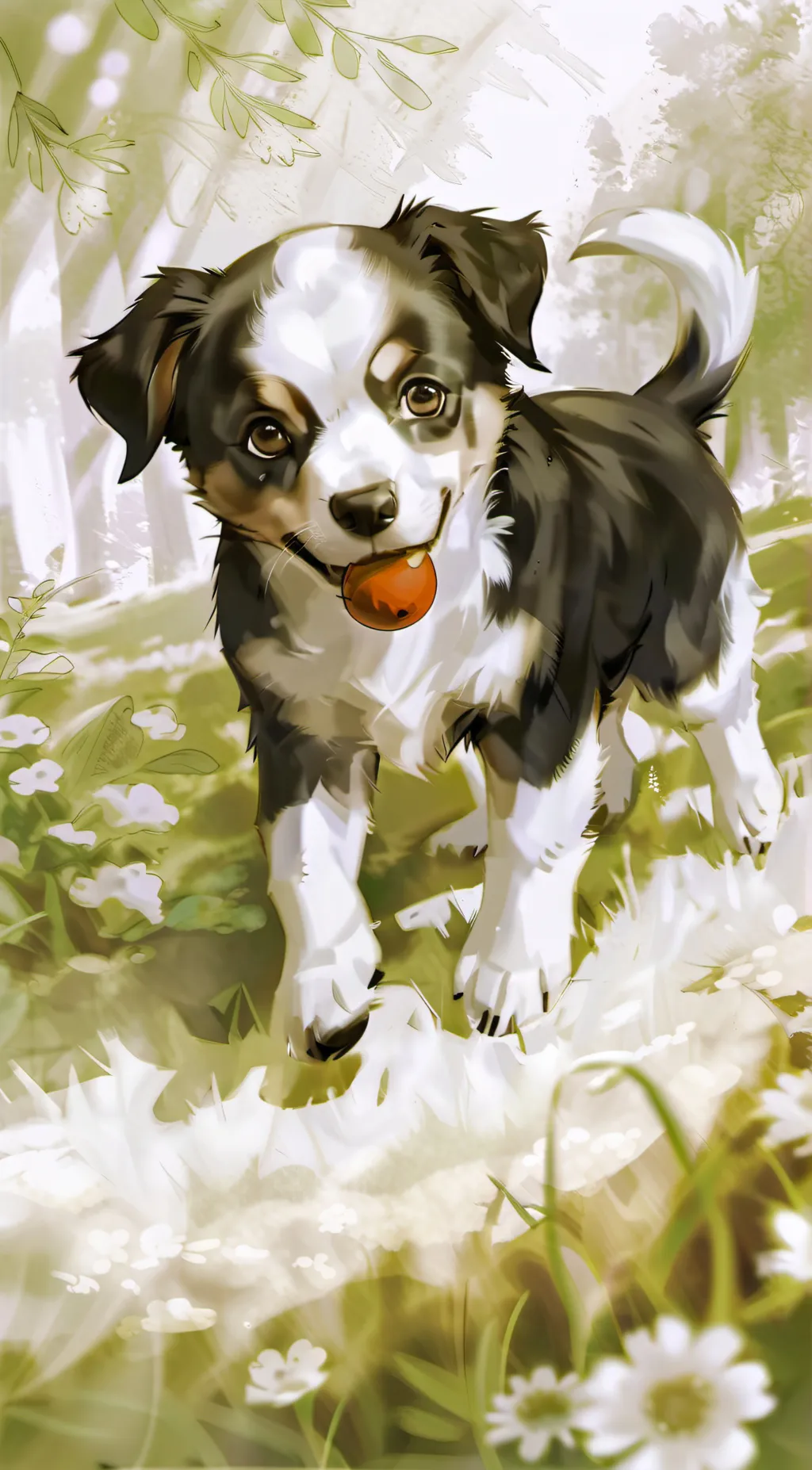 ai character: Your dog Roofus background