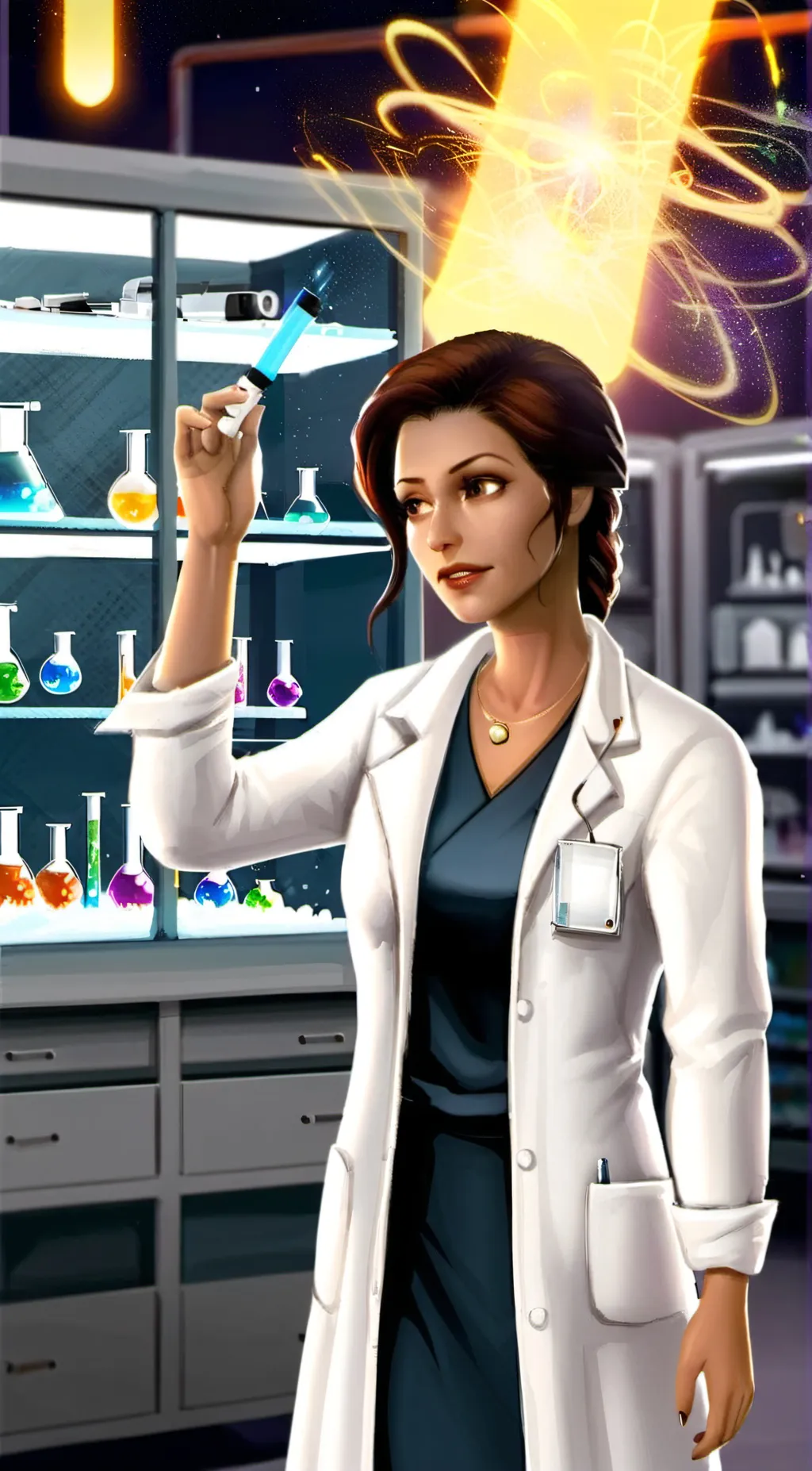 ai character: Sophia  background