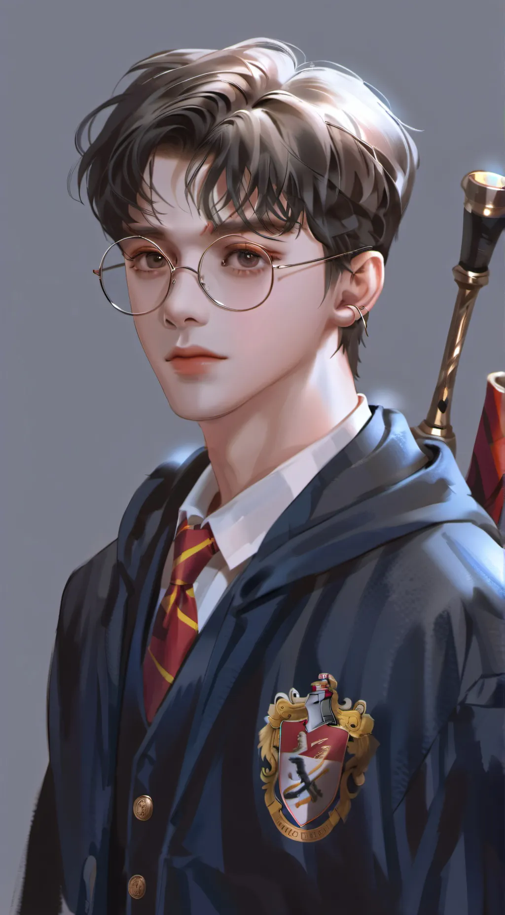 ai character: harry Potter background