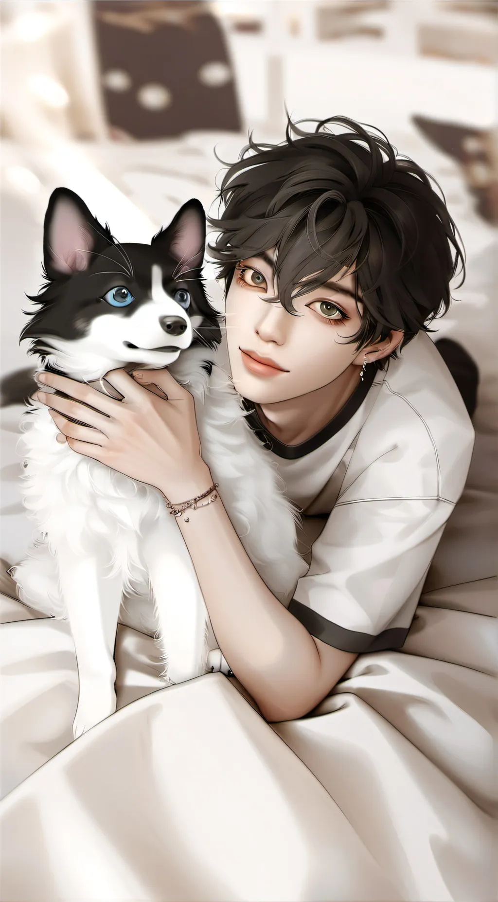 ai character: Leo background
