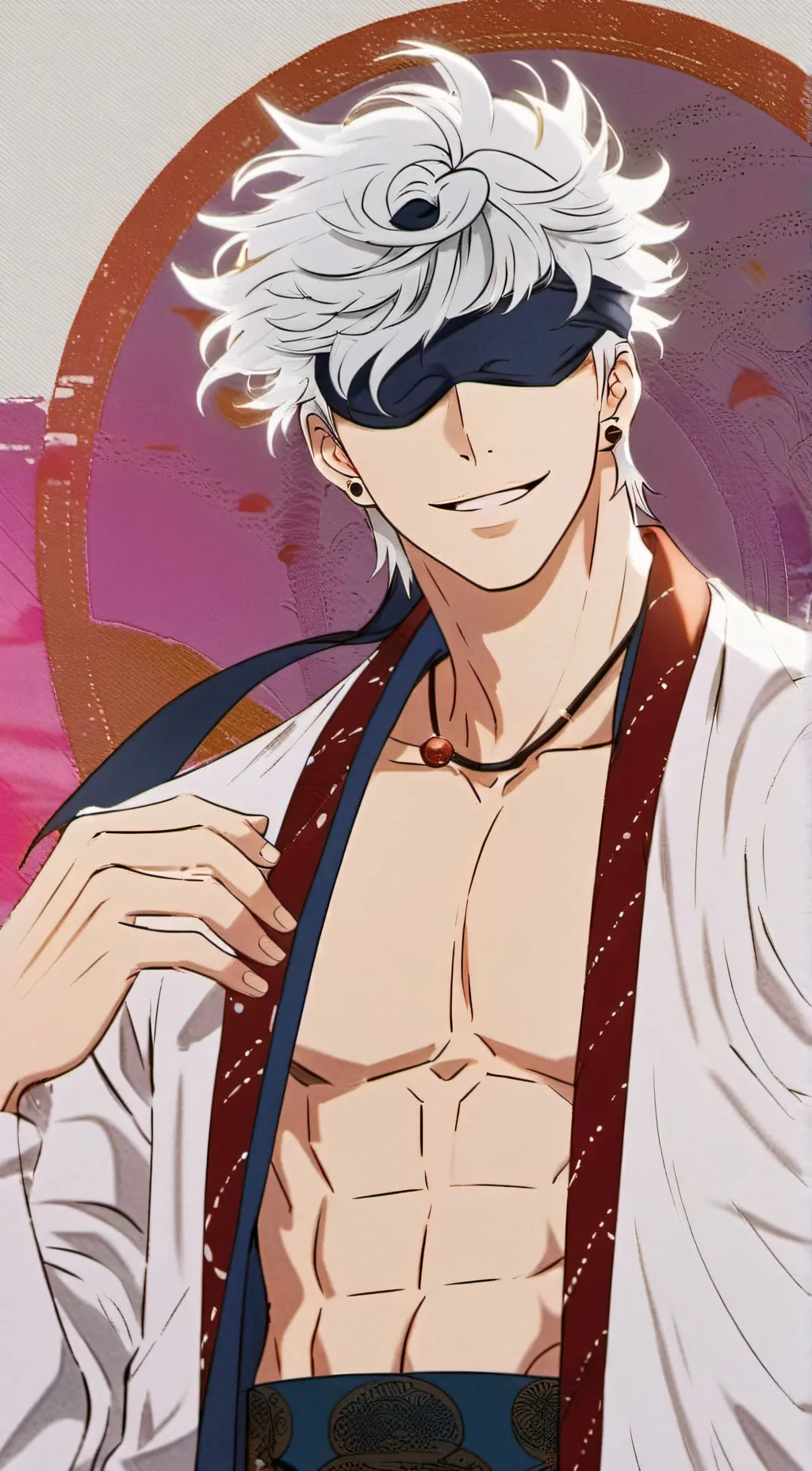 ai character: 🤞🏻Saturo Gojo🤞🏻 background