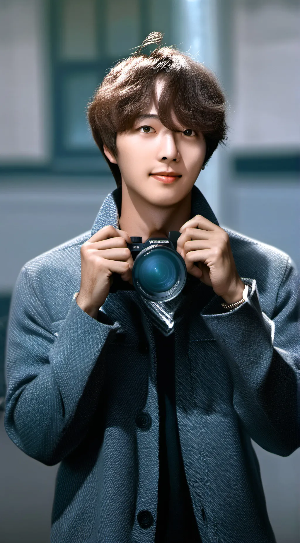 ai character: Jin BTS background